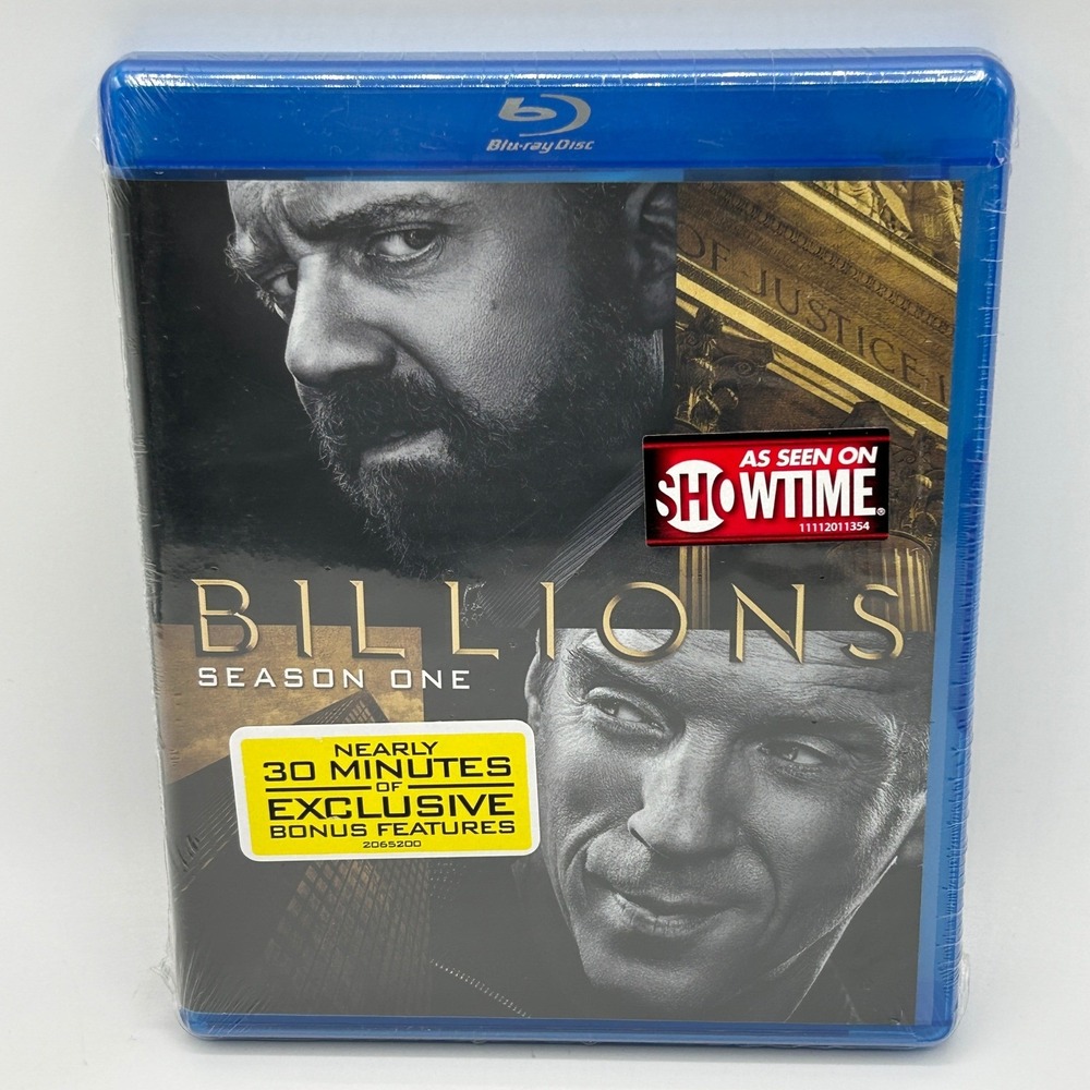 Billions Season One Blu-ray 4-Disc Set Showtime Paul Giamatti Damian Lewis NEW